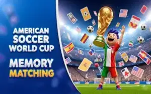 American Soccer World Cup Memory Matching