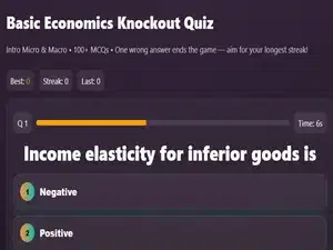 Basic Economics Multiple choice