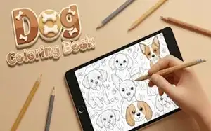 Dog Coloring Book