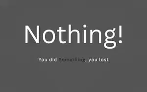 Nothing