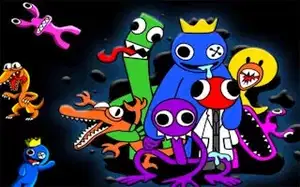 Rainbow Friends Sliding Puzzle