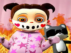 Scary Baby Pink Horror Game